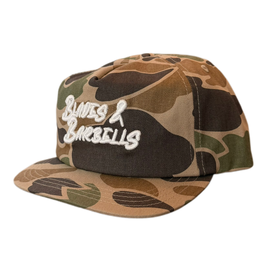 Blades & Barbells Cropped Bill Snapback