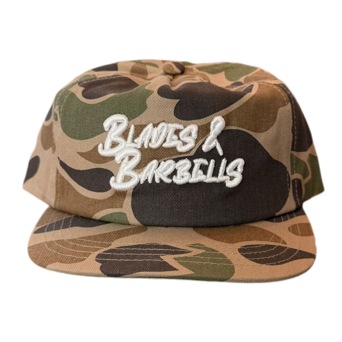 Blades & Barbells Cropped Bill Snapback