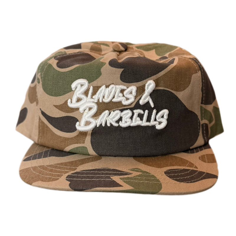 Blades & Barbells Cropped Bill Snapback
