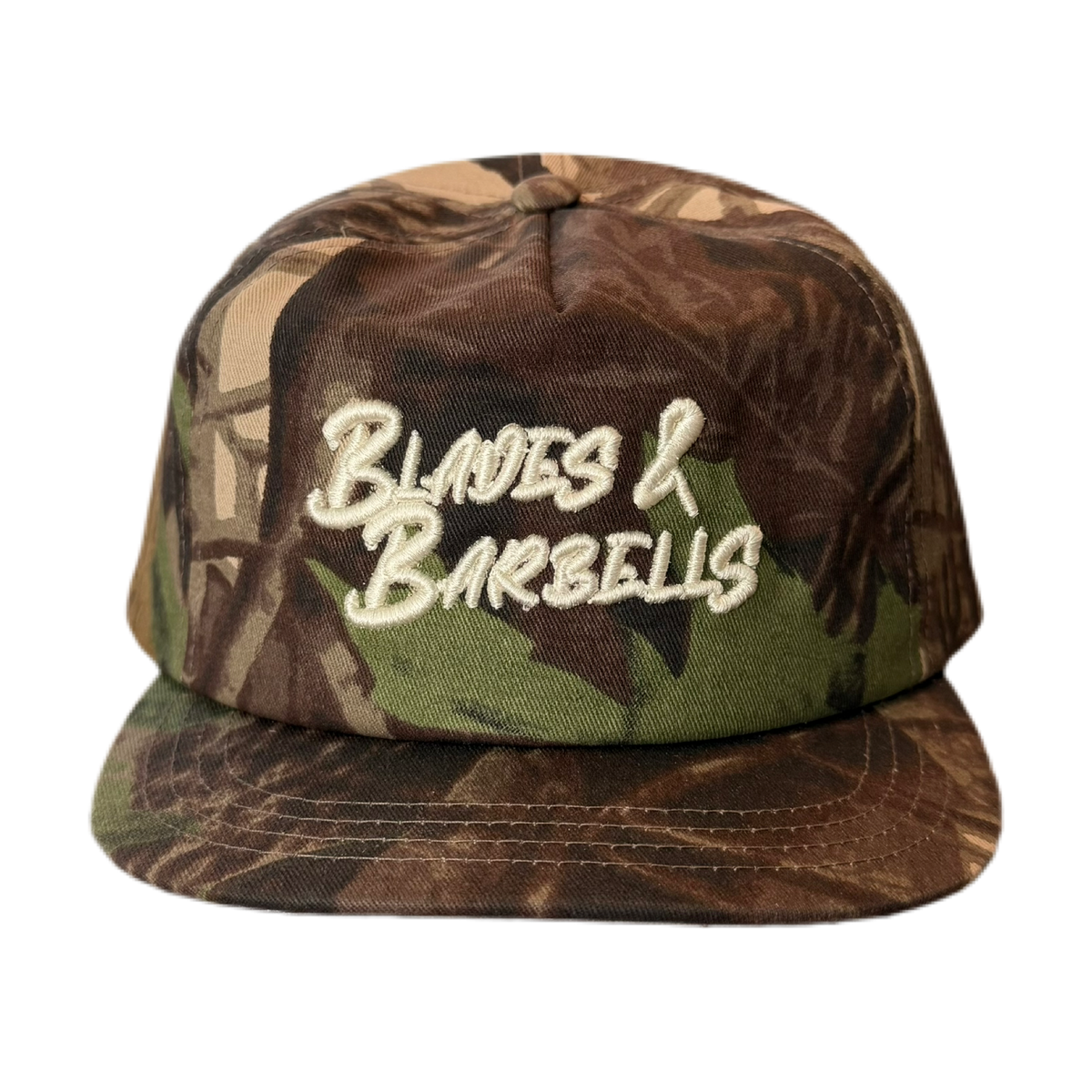 Blades & Barbells Cropped Bill Snapback
