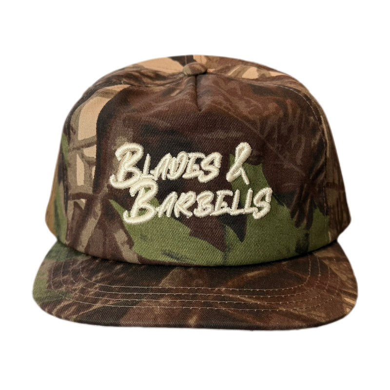 Blades & Barbells Cropped Bill Snapback