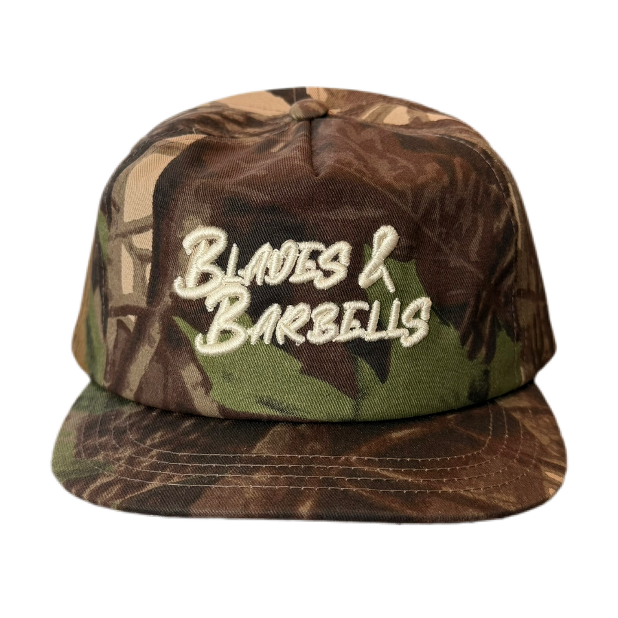 Blades & Barbells Cropped Bill Snapback