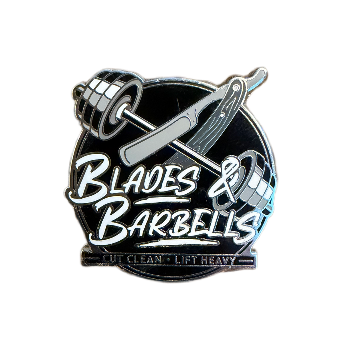 Blades & Barbells Metal Pin