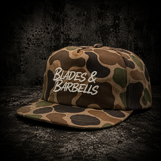 Blades & Barbells Cropped Bill Snapback